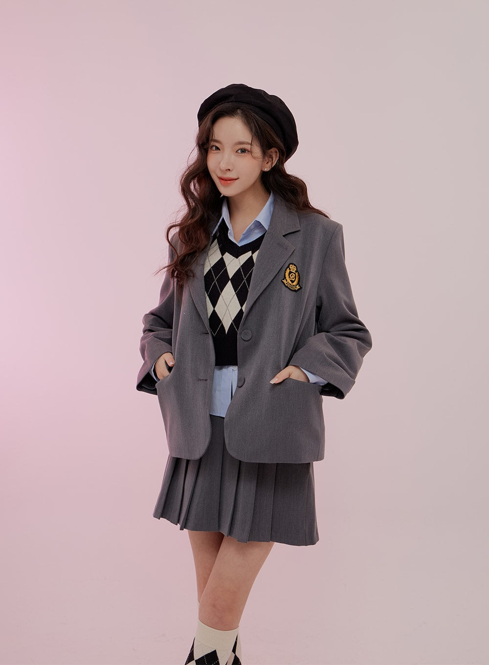 Cropped Long Sleeve Shirt B0802