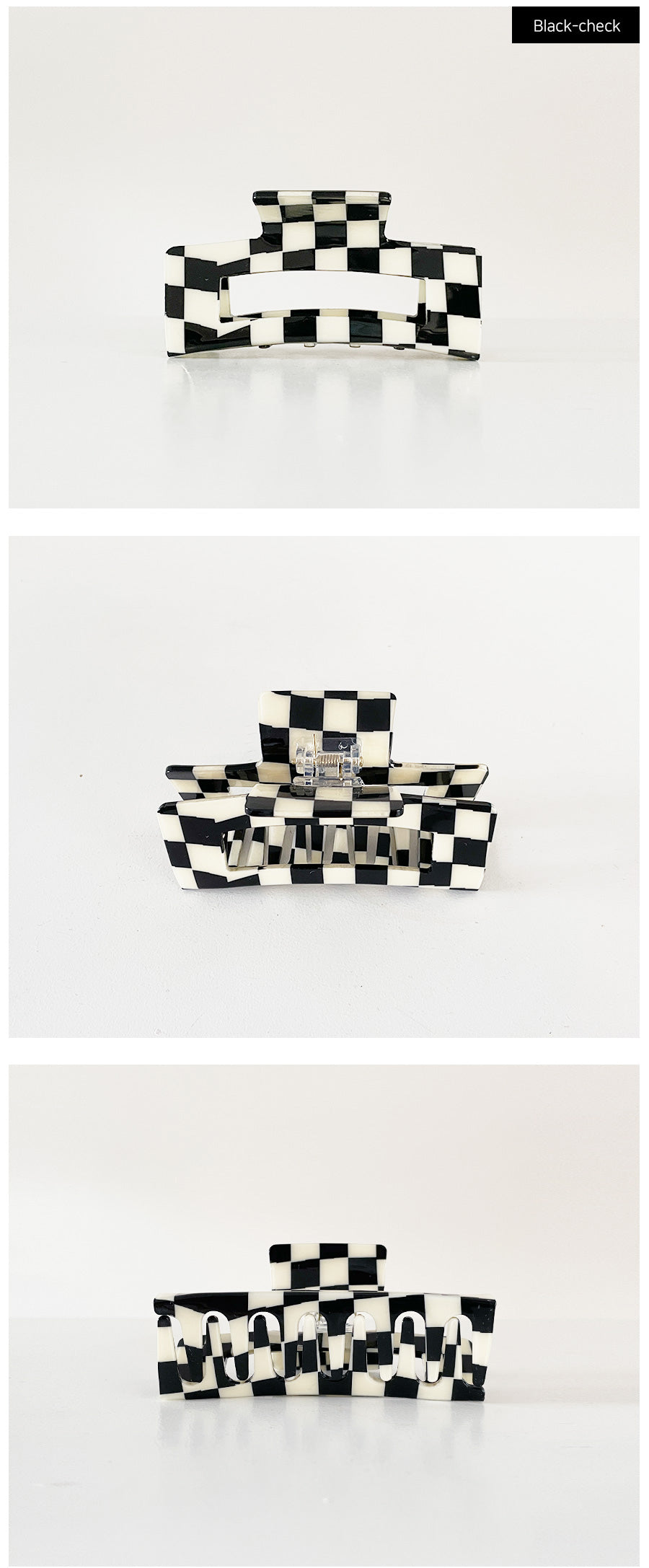 Plaid Hair Claw Clip CA04