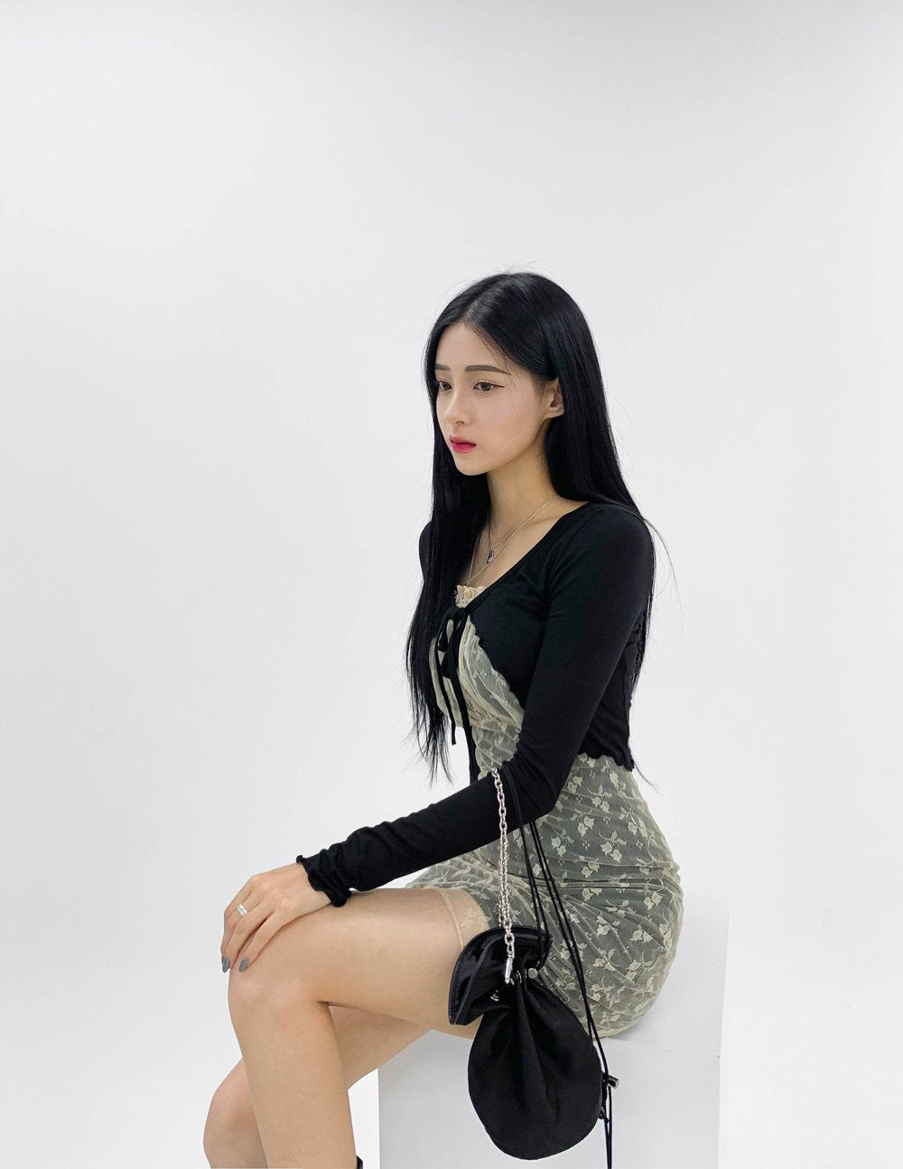 Ribbed Cropped Cardigan CCM03