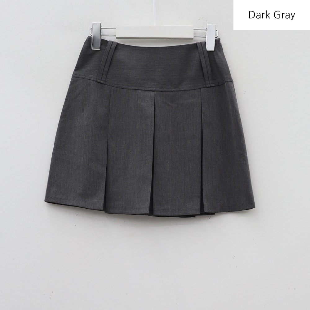 Basic Formal Pleated Mini Skirt BA27
