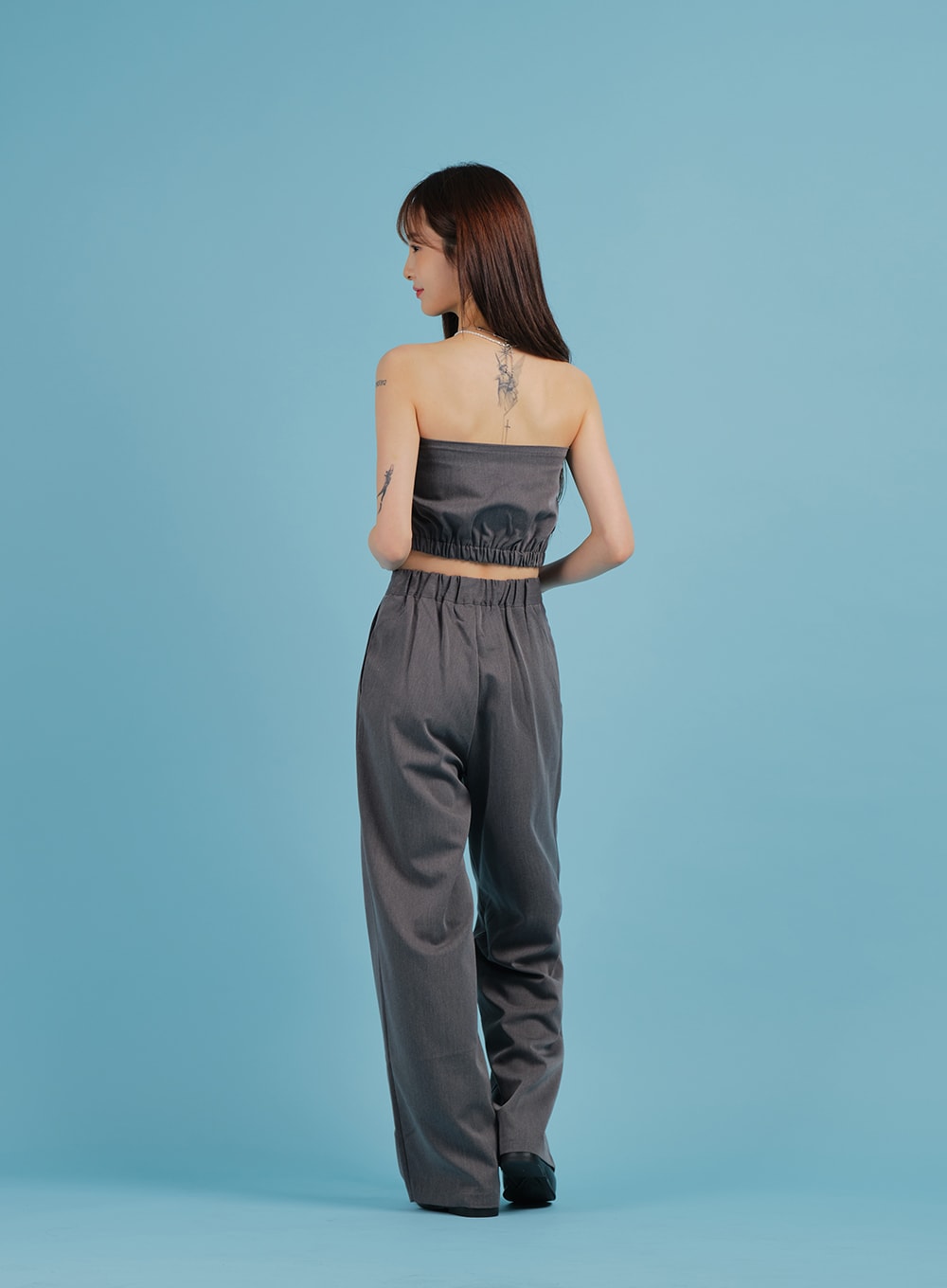 Tailored Pant Design Tube Top BA27