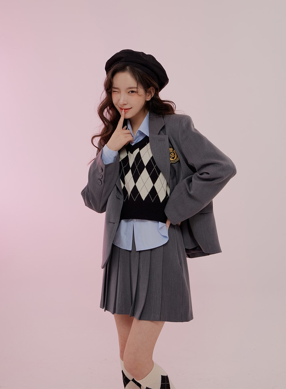 Cropped Long Sleeve Shirt B0802