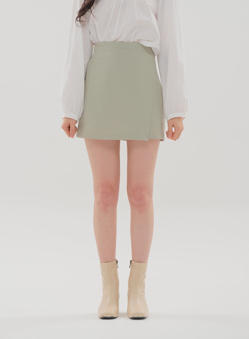 Wrap Style Mini Skirt BS-B11010502