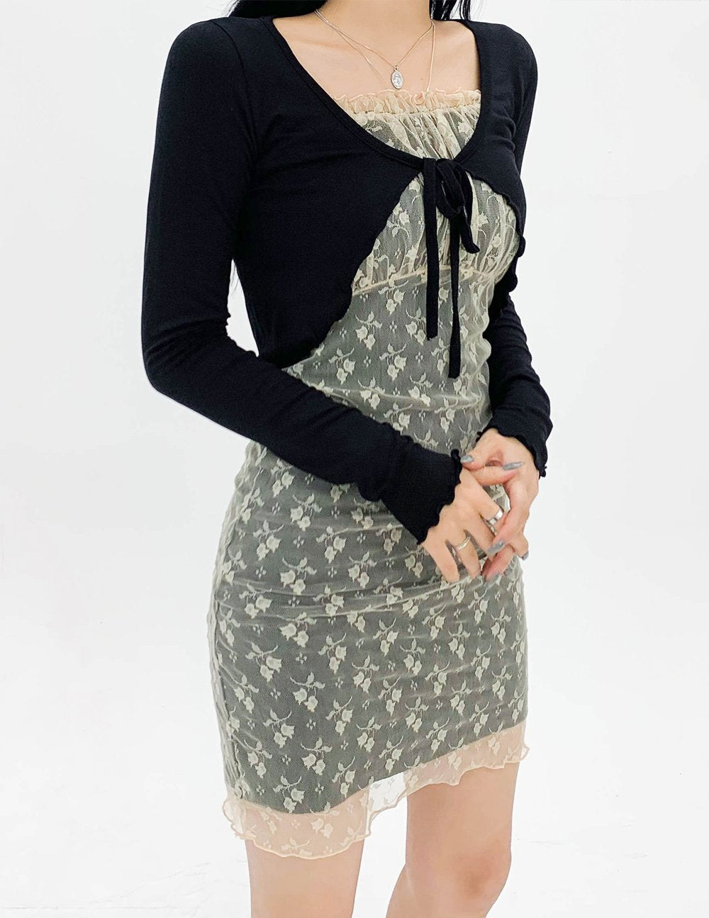 Ribbed Cropped Cardigan CCM03