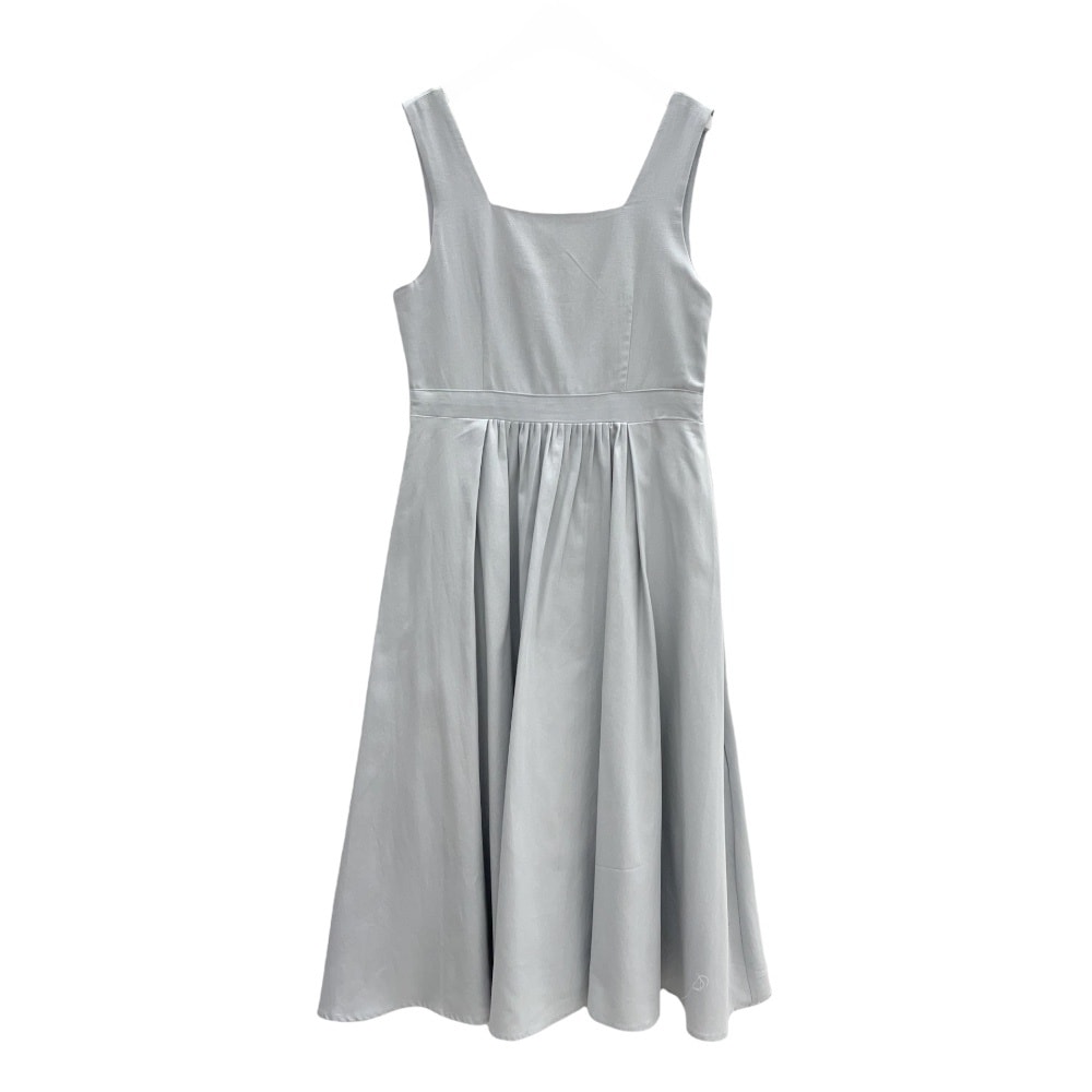 Sleeveless Maxi Apron Dress K0302