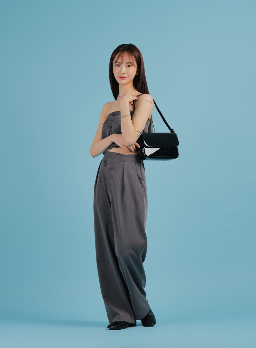 Tailored Pant Design Tube Top BA27