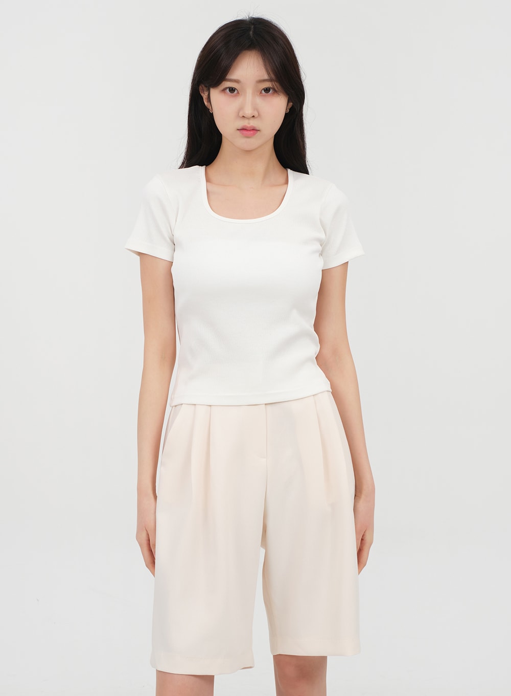 Basic Square Neck T-shirt OA13