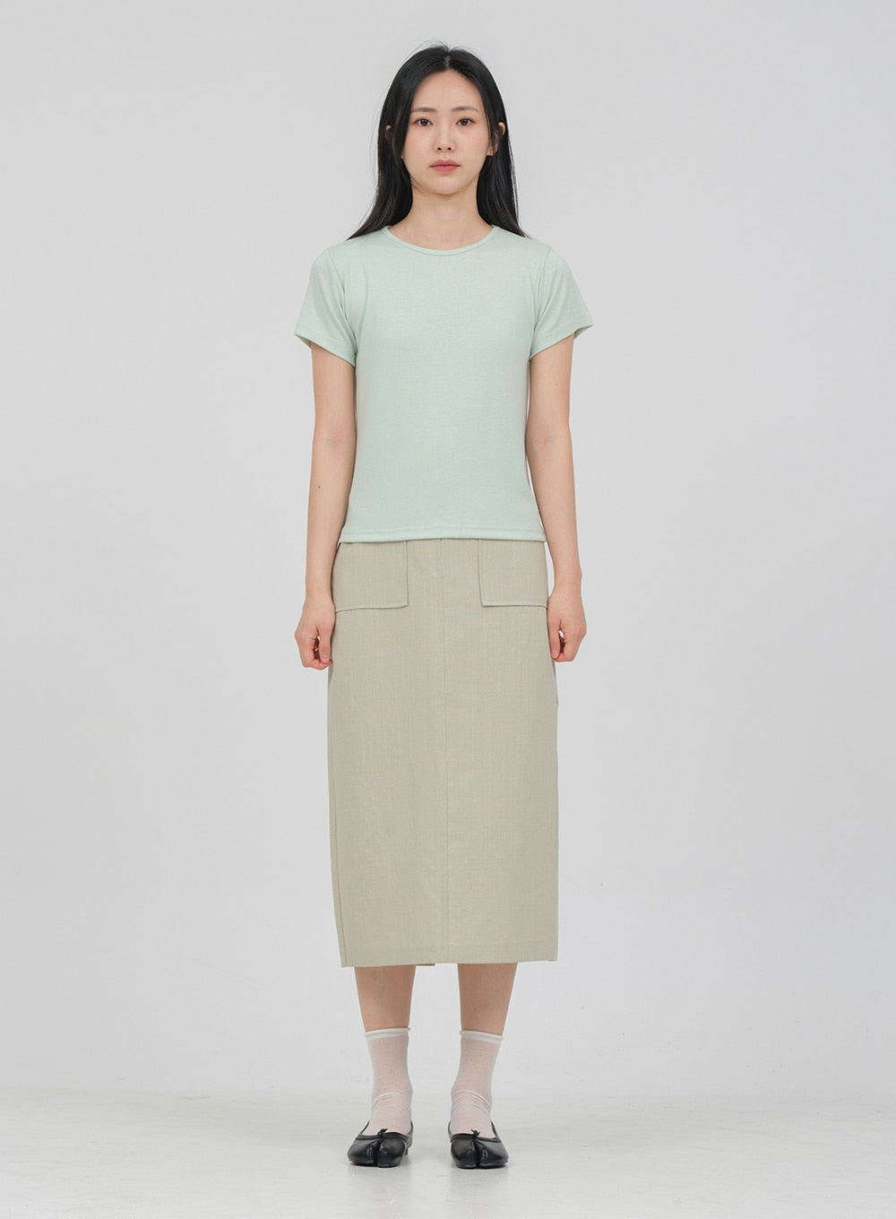 Desaturated Spandex T-shirt OA19