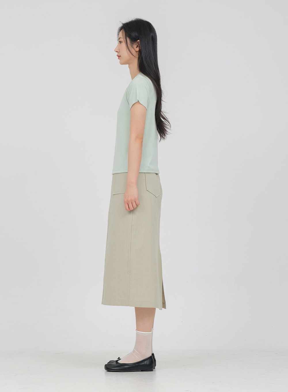 Desaturated Spandex T-shirt OA19