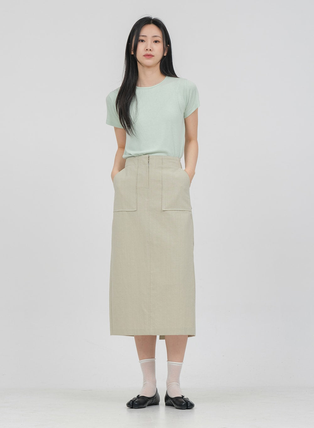 Desaturated Spandex T-shirt OA19