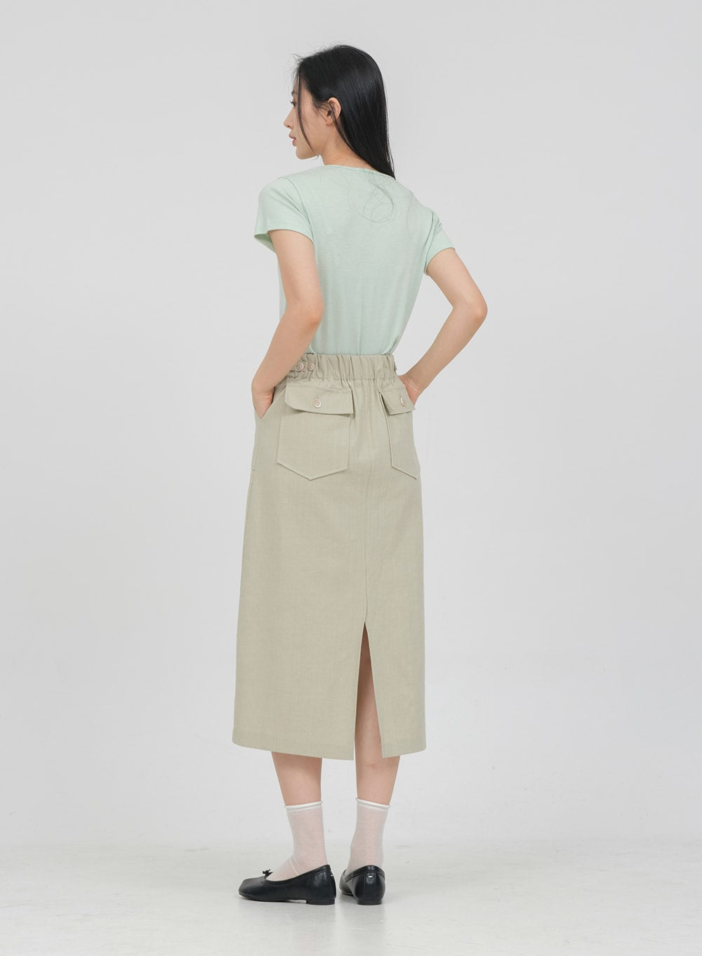 Desaturated Spandex T-shirt OA19