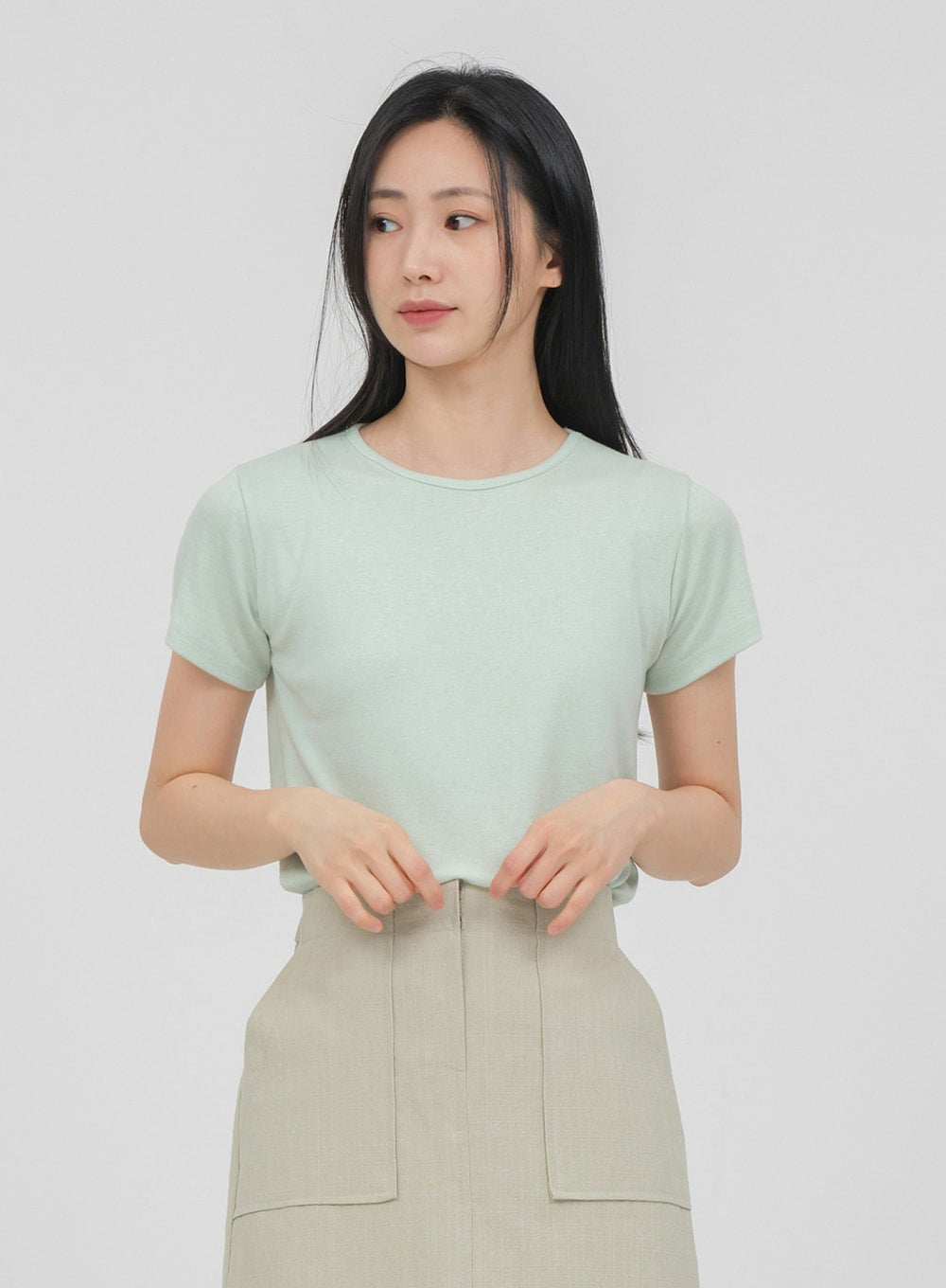 Desaturated Spandex T-shirt OA19