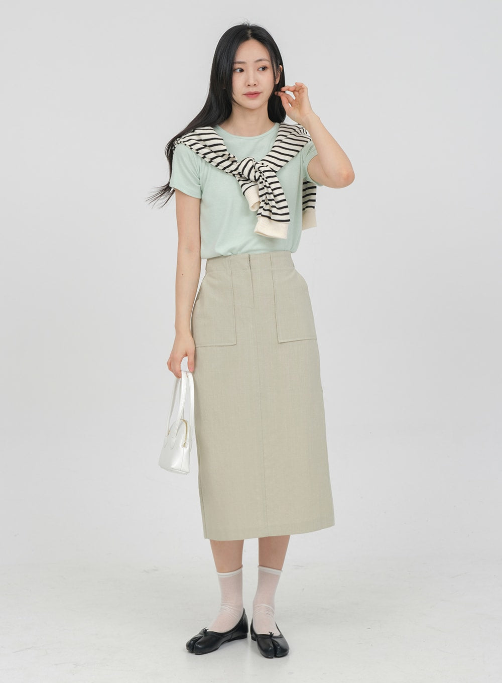 Desaturated Spandex T-shirt OA19