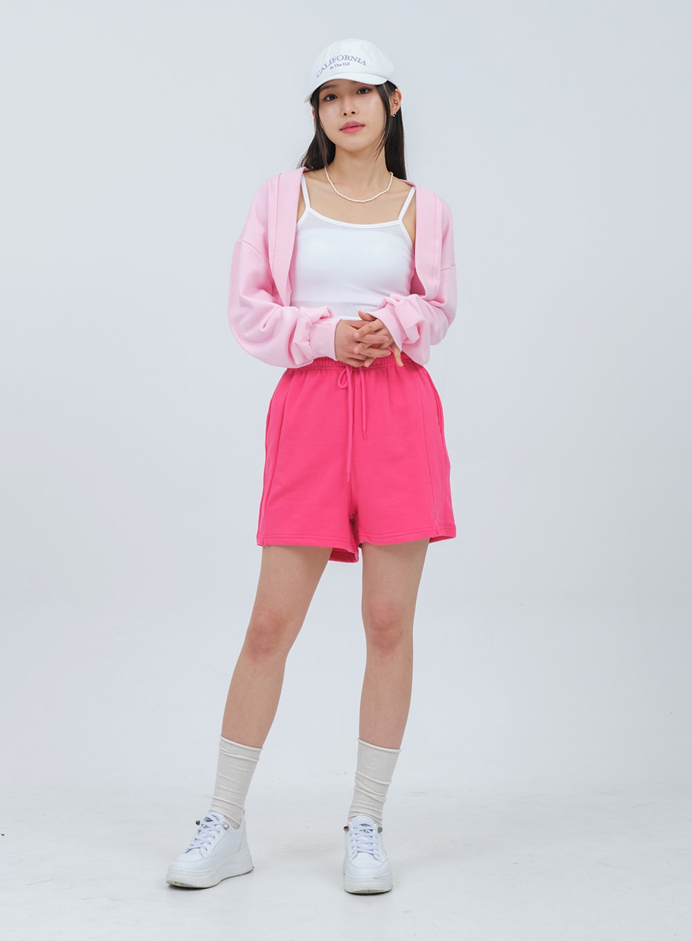 Basic Cropped Cami Top OA27