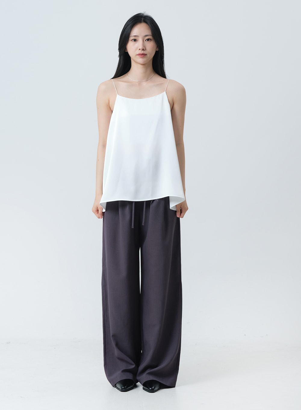 Loose Fit Satin Cami Top OY18