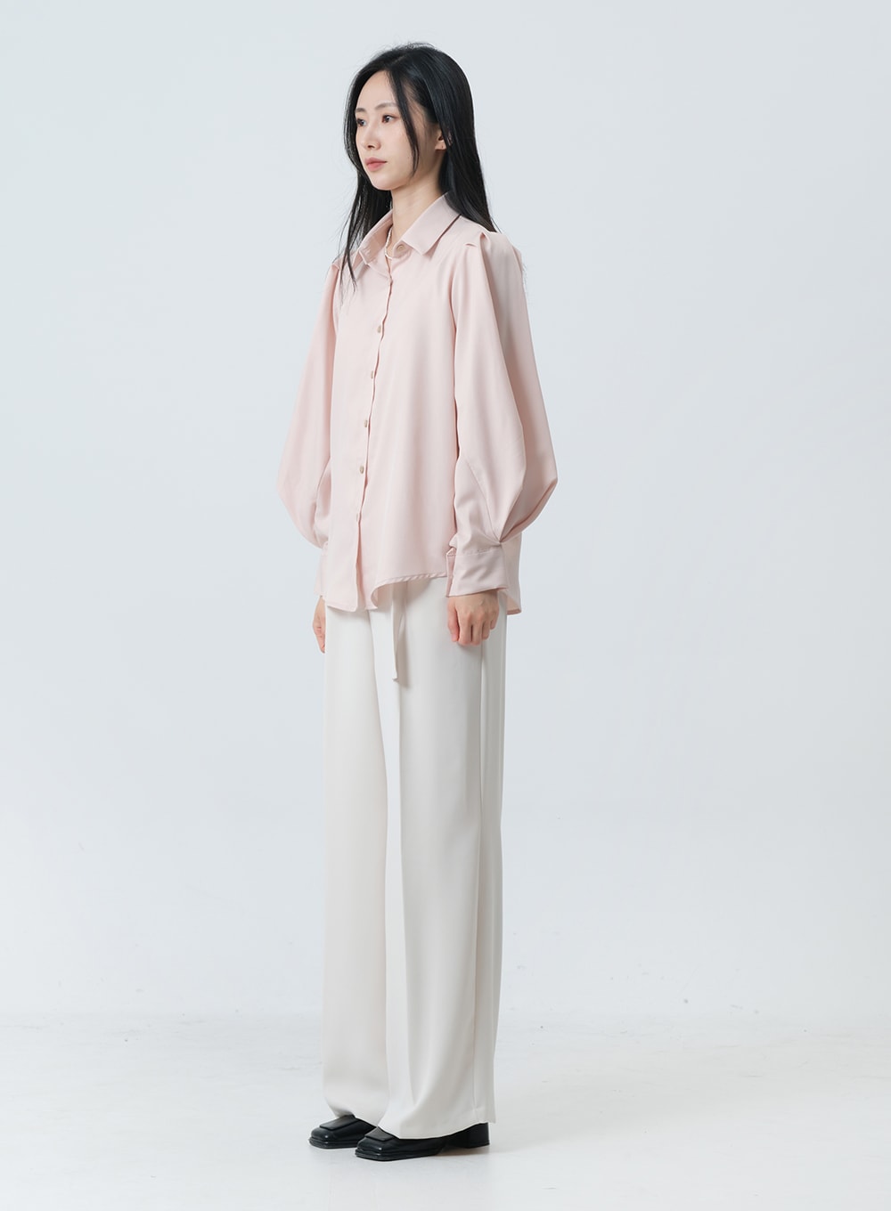 Puff Sleeve Pintuck Blouse OY19