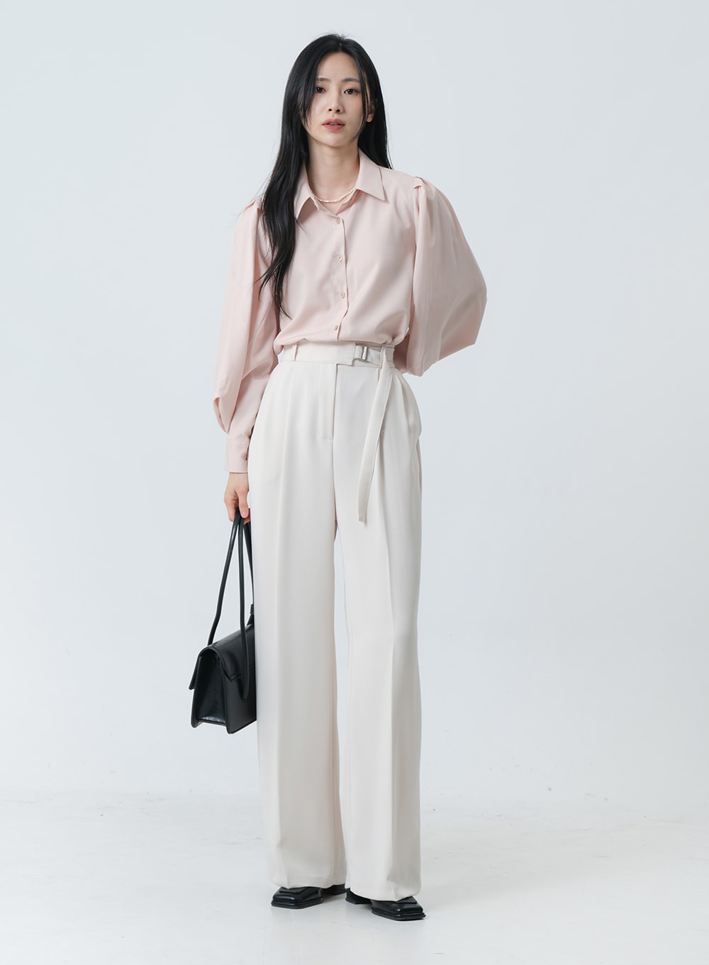 Puff Sleeve Pintuck Blouse OY19