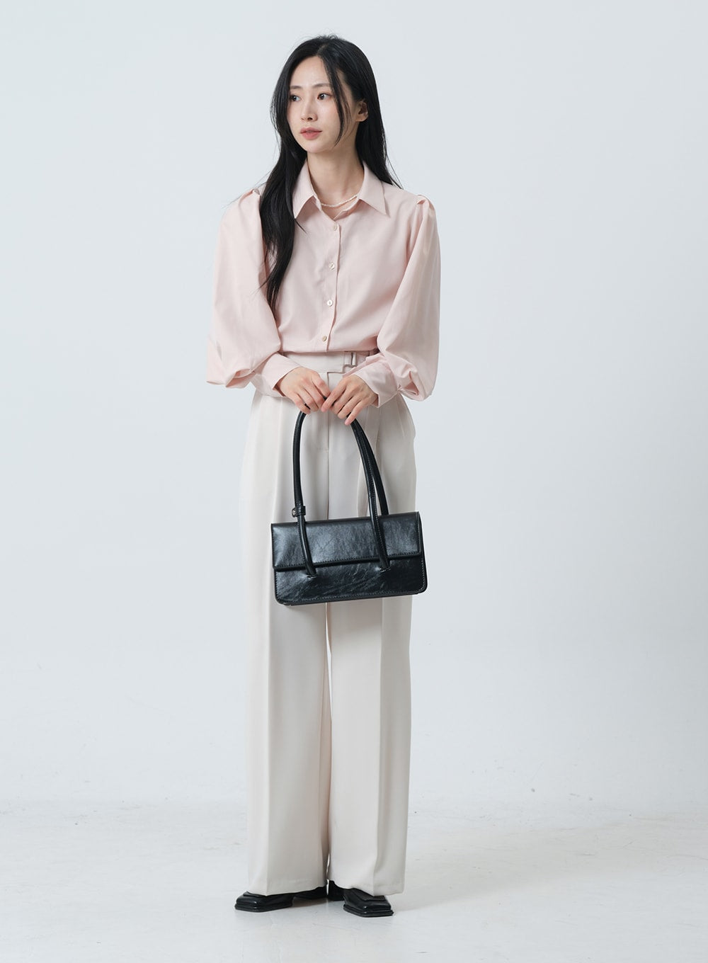 Puff Sleeve Pintuck Blouse OY19