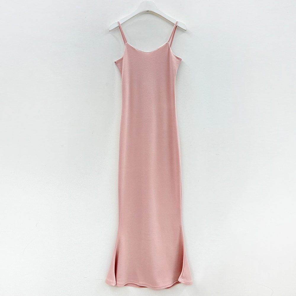 Zip up Hoodie and Sleeveless Maxi Dress Set J31