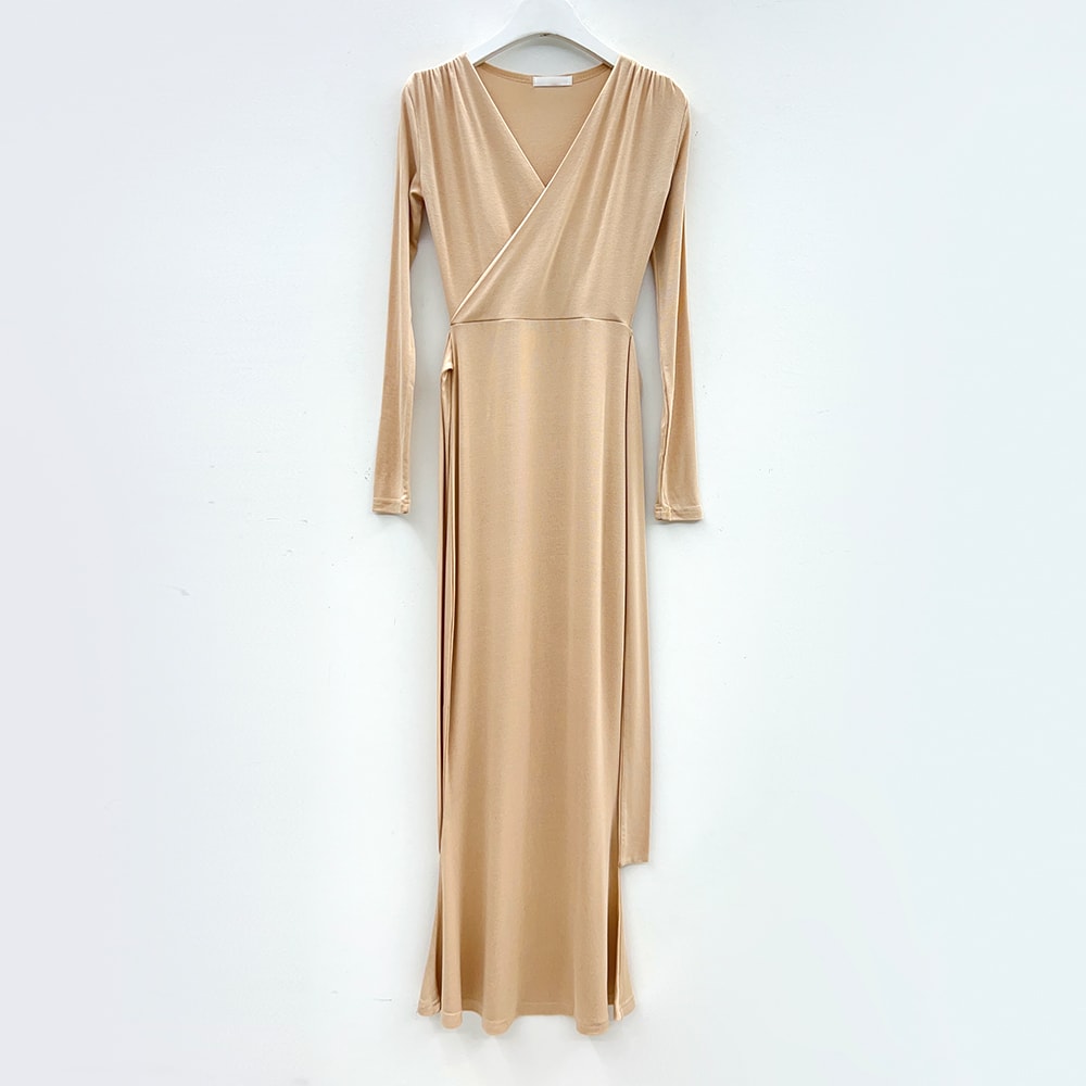 Maxi Wrap Mermaid Dress J31