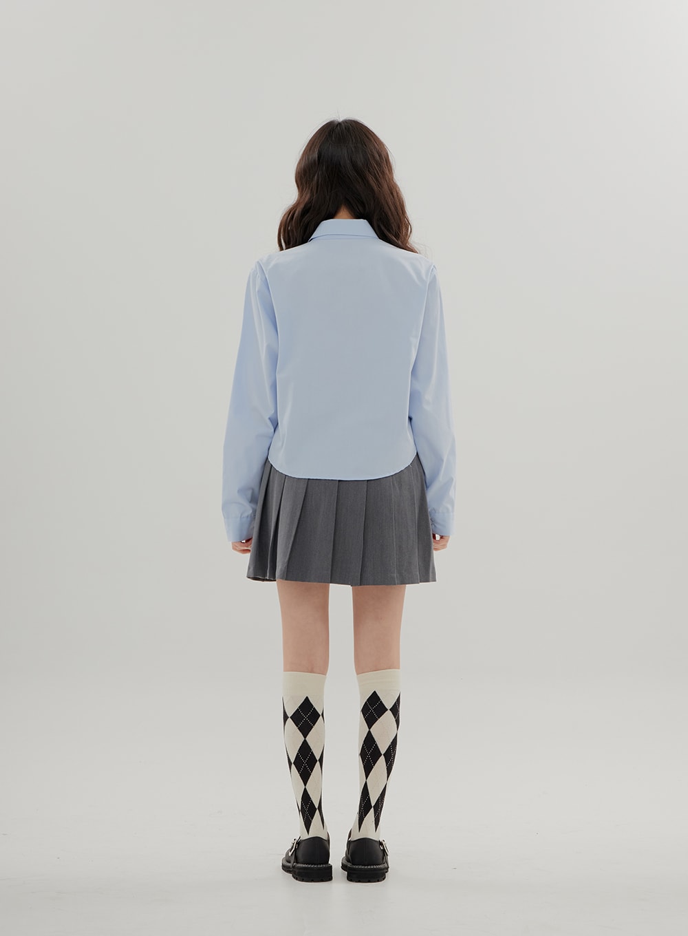 Cropped Long Sleeve Shirt B0802