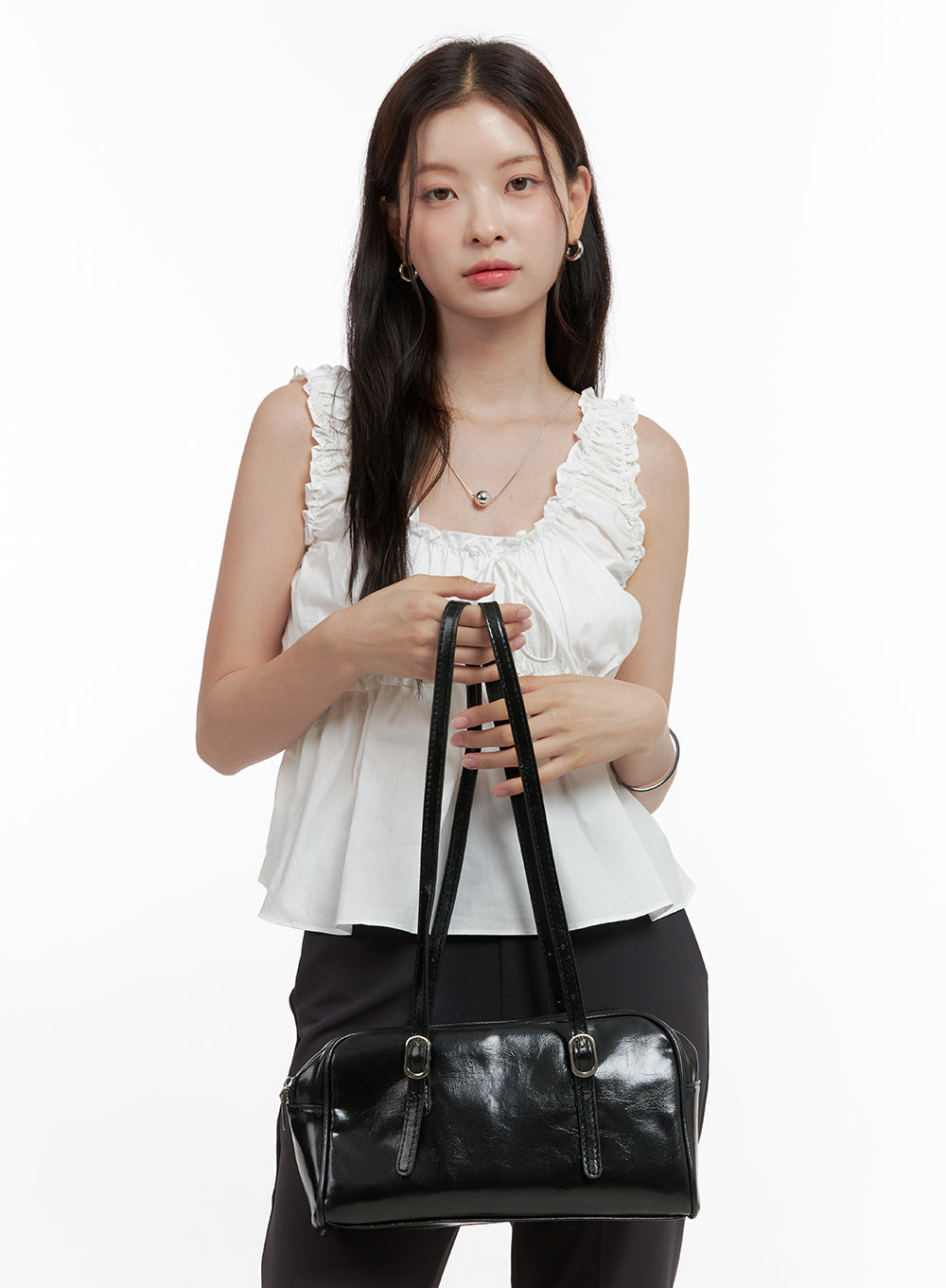 Square-shaped Shoulder Bag CA04