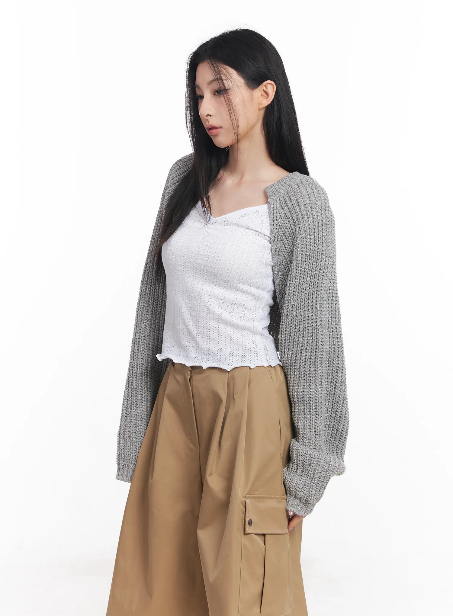 Knit Bolero Shrug C2001