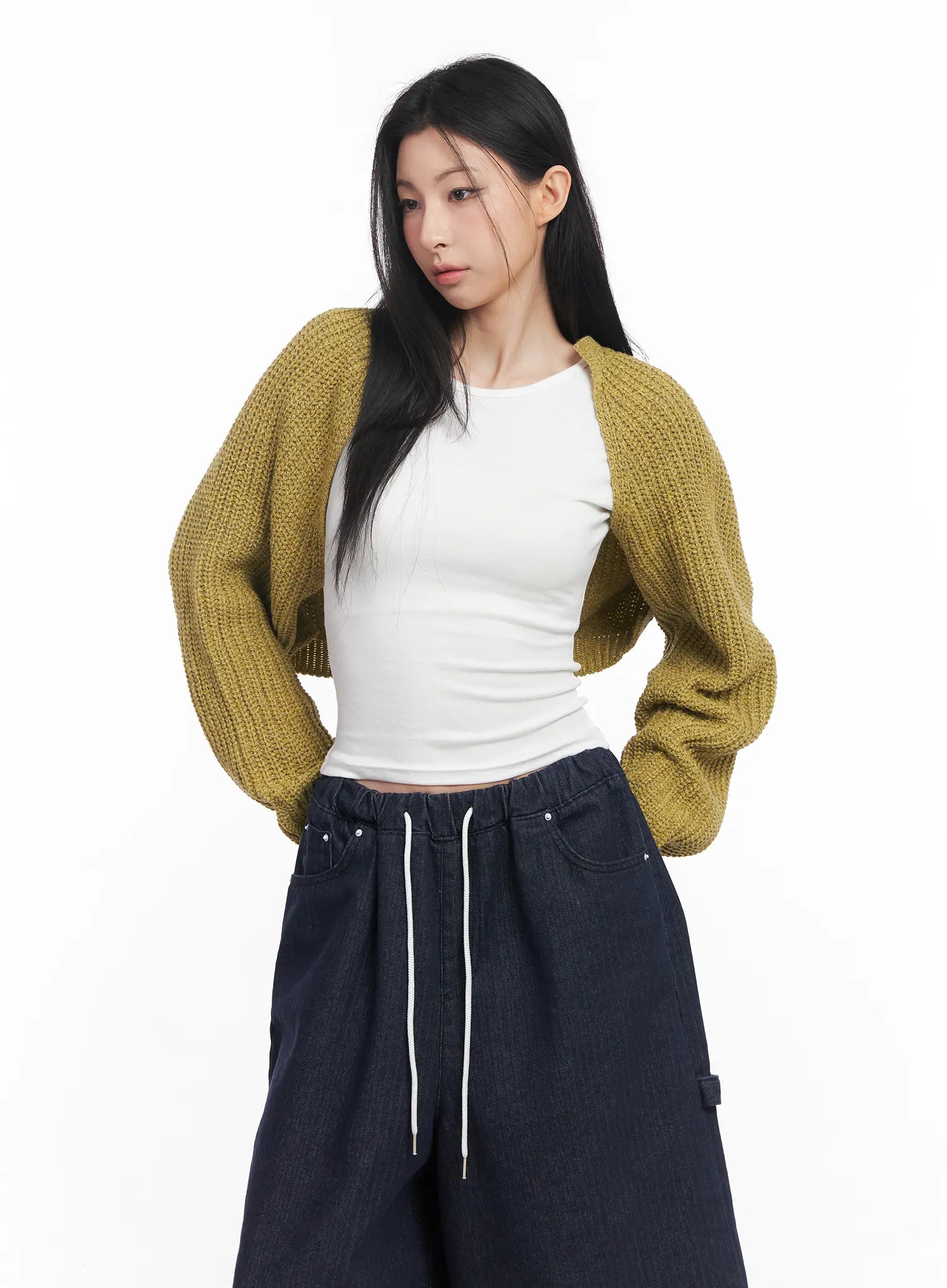 Knit Bolero Shrug C2001