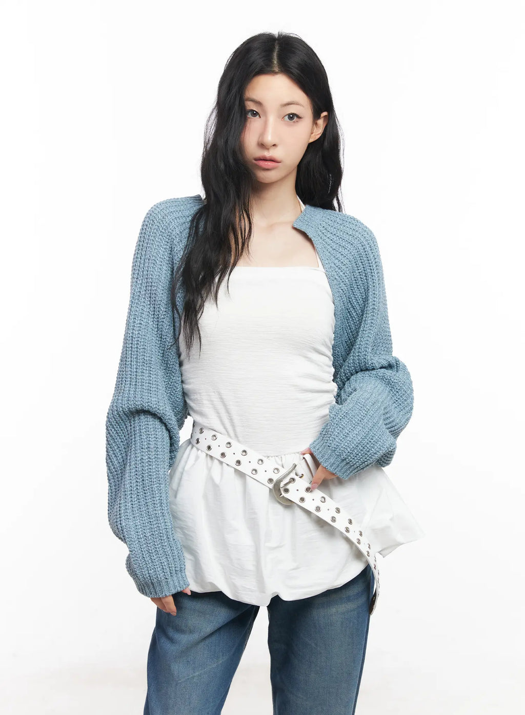Knit Bolero Shrug C2001