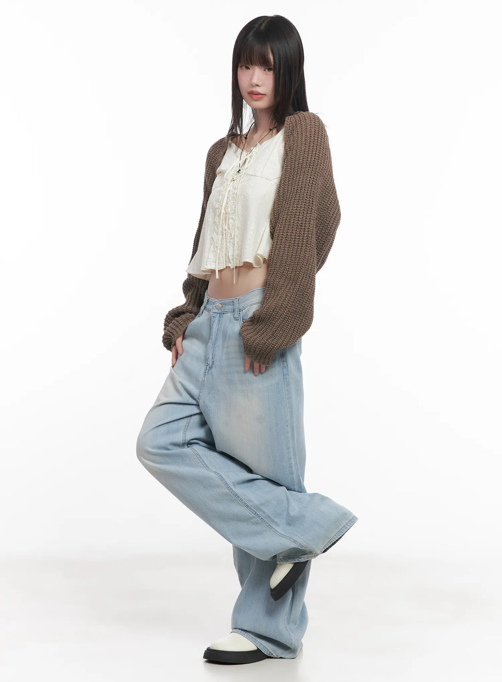 Knit Bolero Shrug C2001