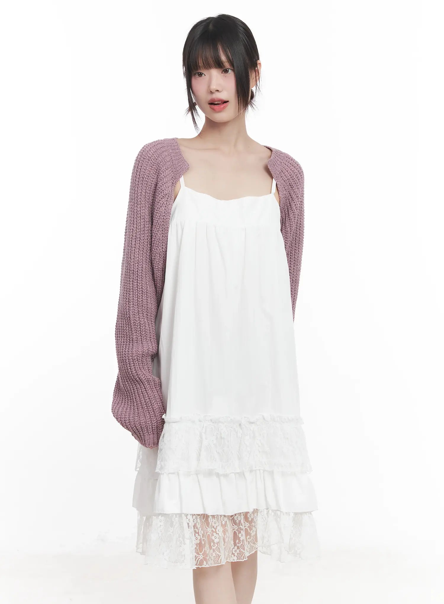 Knit Bolero Shrug C2001