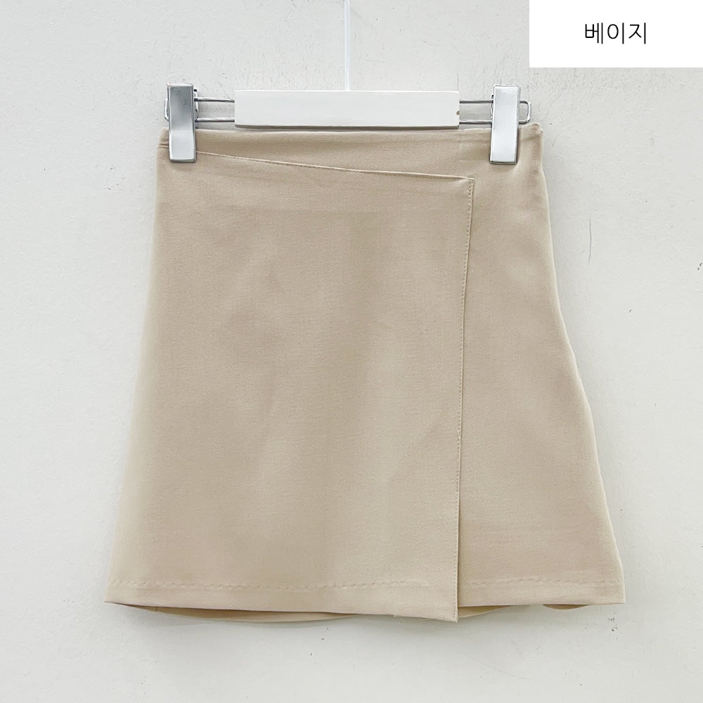 Wrap Style Mini Skirt BS-B11010502