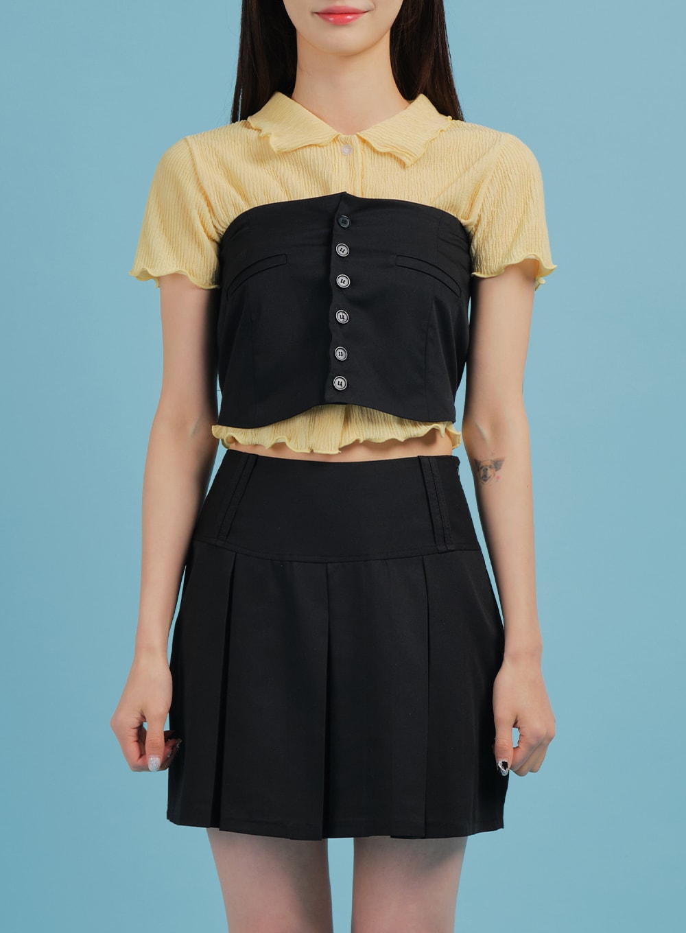 Tailored Pant Design Tube Top BA27