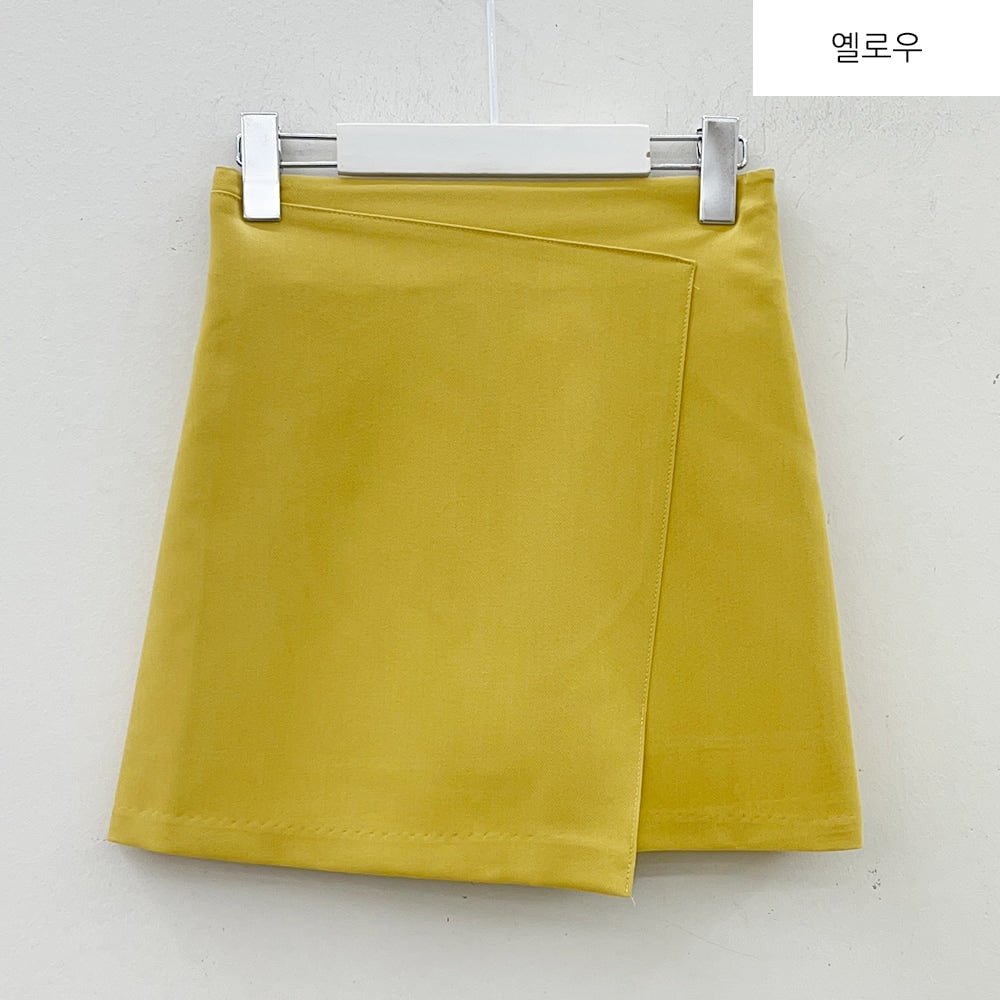 Wrap Style Mini Skirt BS-B11010502