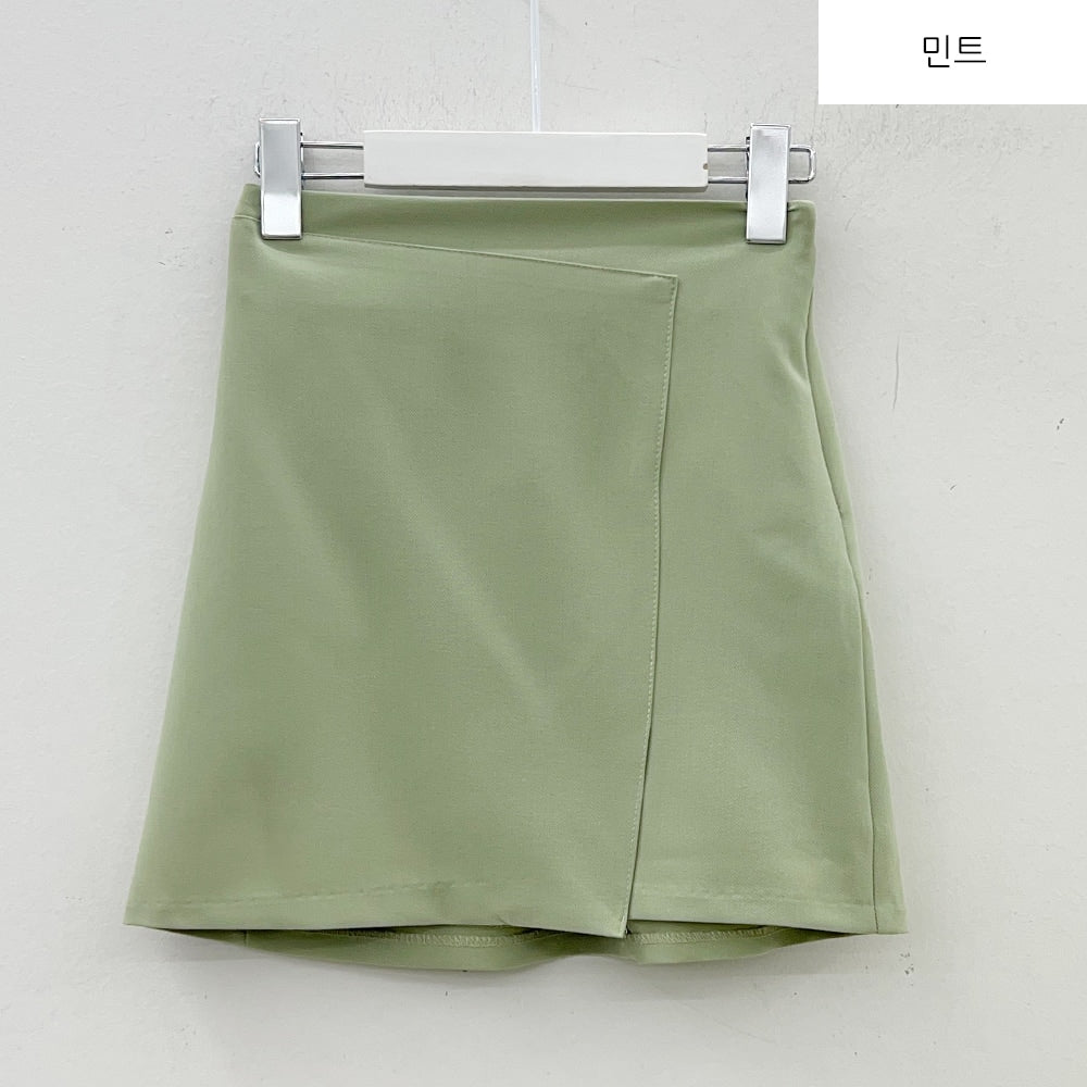 Wrap Style Mini Skirt BS-B11010502