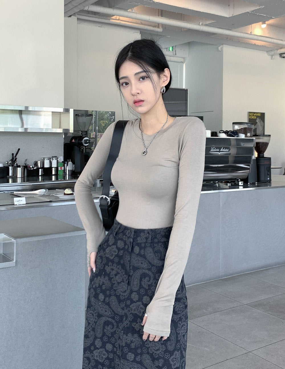 Long Sleeve Crop T-Shirt J5