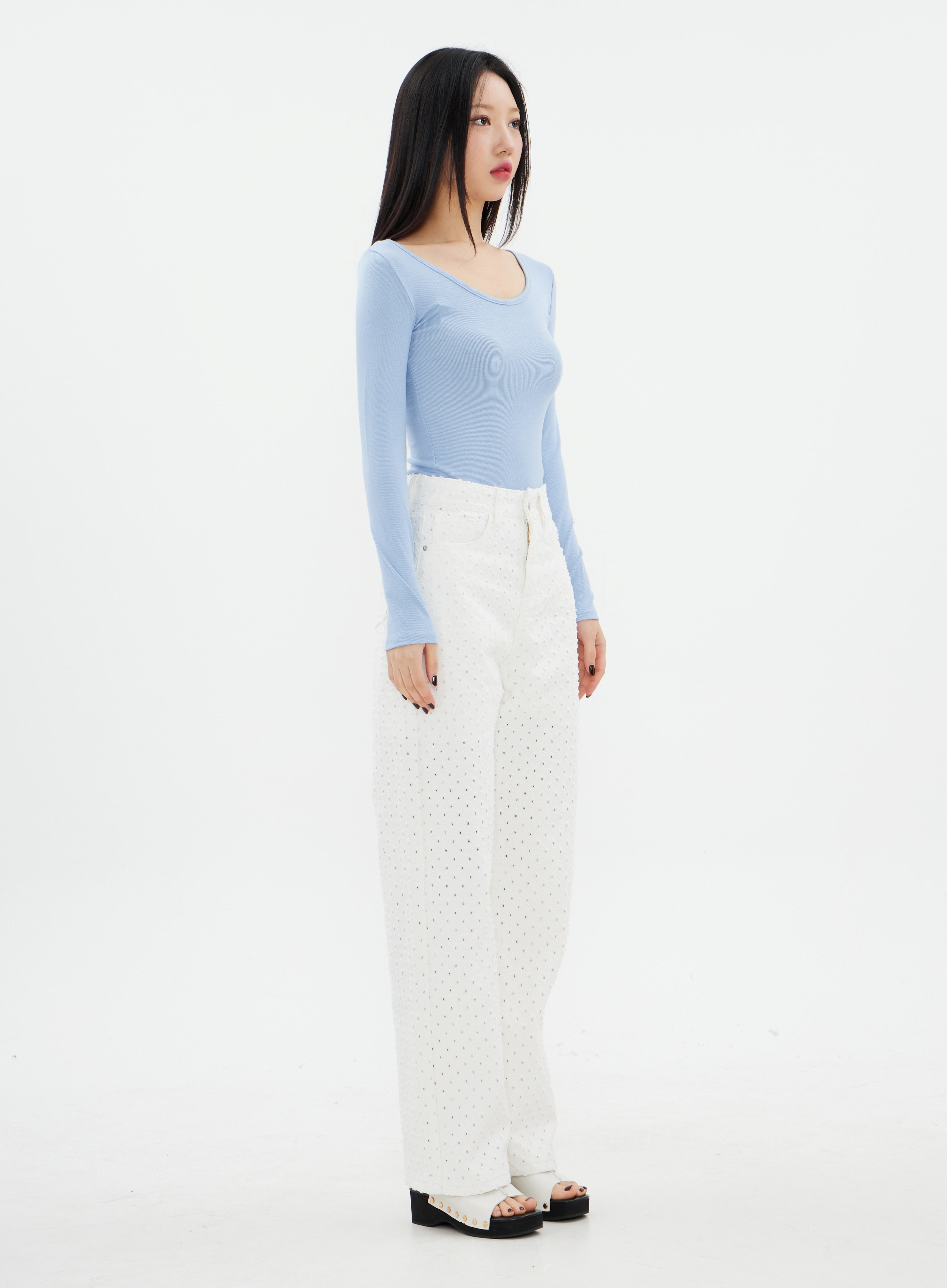 Lewkin Basic Crew Neck T Shirt K2302