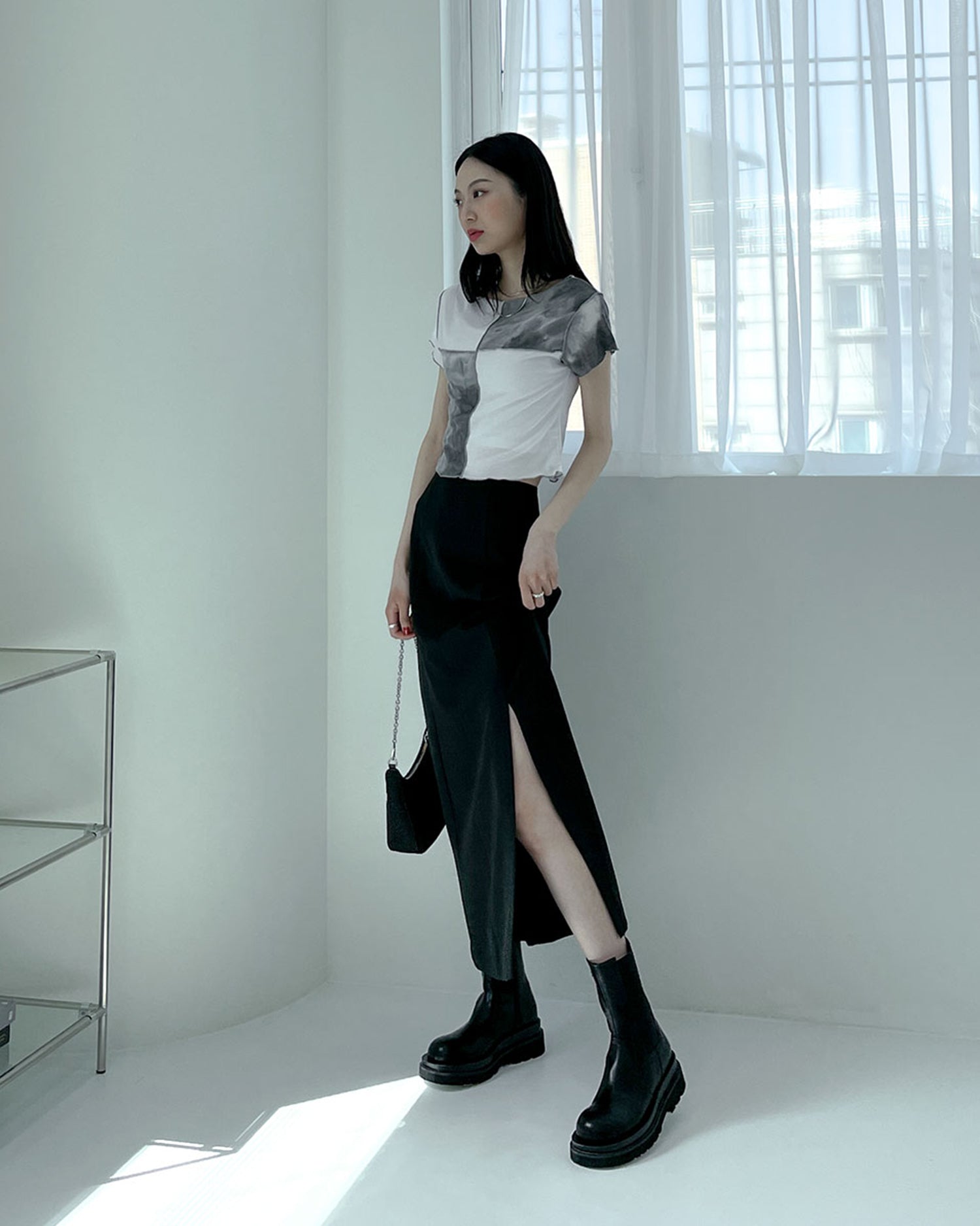 Elastic Gusset Ankle Zipper Boots CJ305