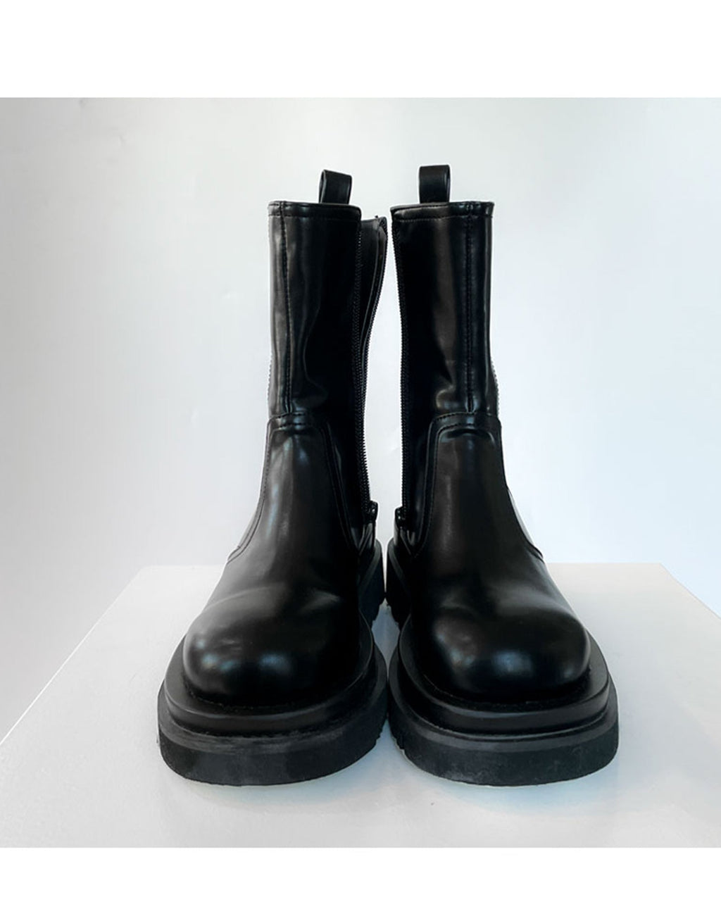 Elastic Gusset Ankle Zipper Boots CJ305