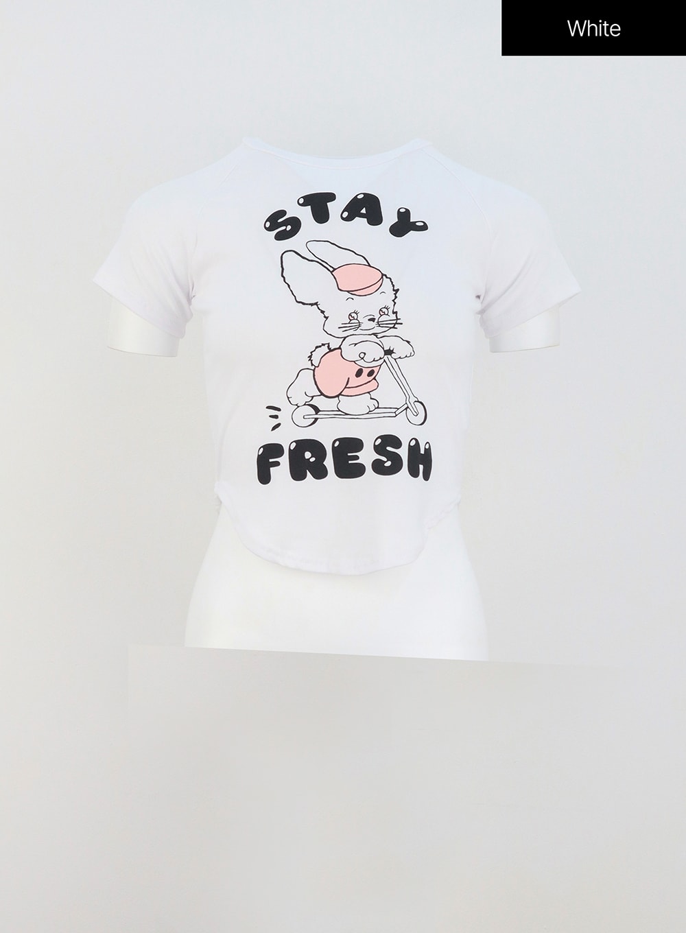 Round Hem Bunny Tee IY325