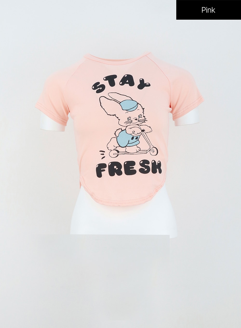 Round Hem Bunny Tee IY325