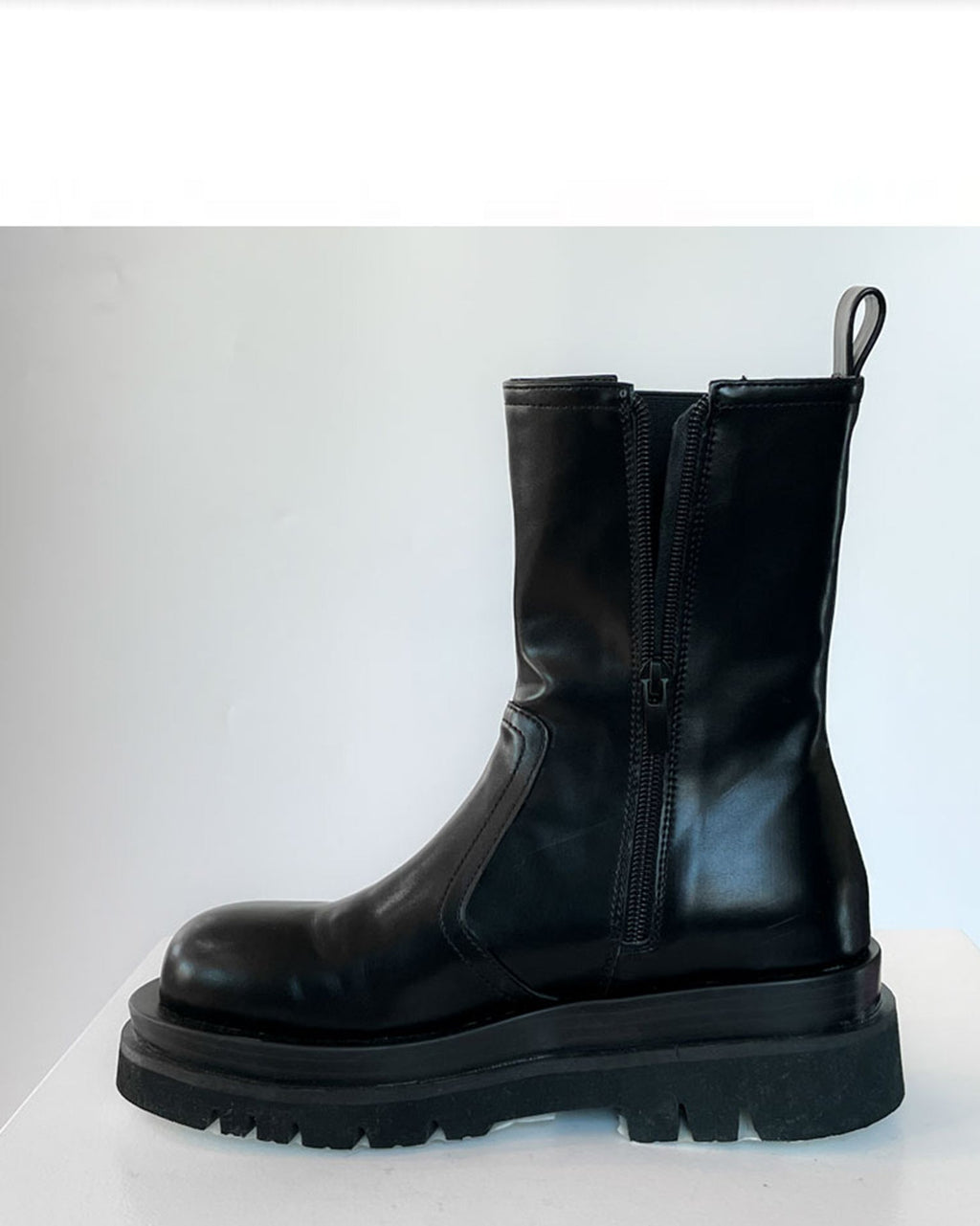 Elastic Gusset Ankle Zipper Boots CJ305