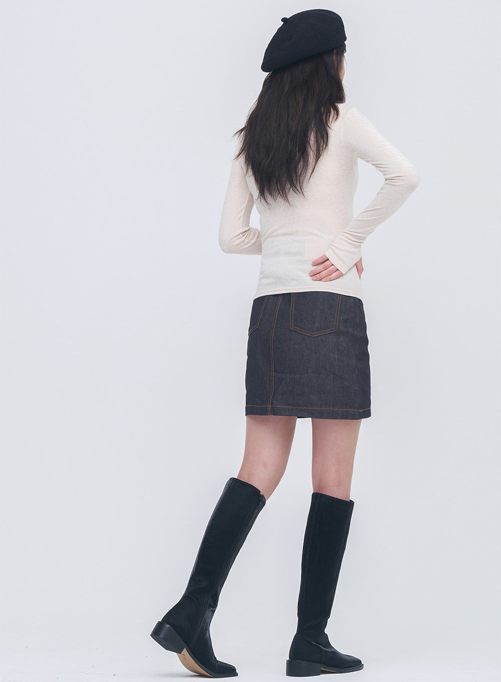 Winter Turtleneck Tee With Thumb Holes