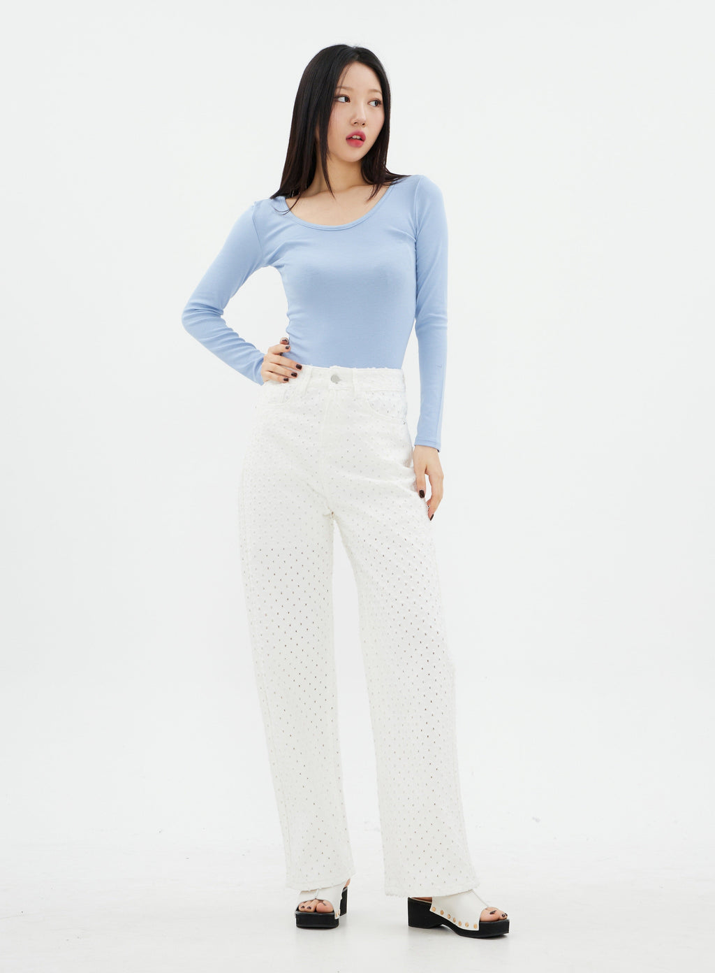 Lewkin Basic Crew Neck T Shirt K2302