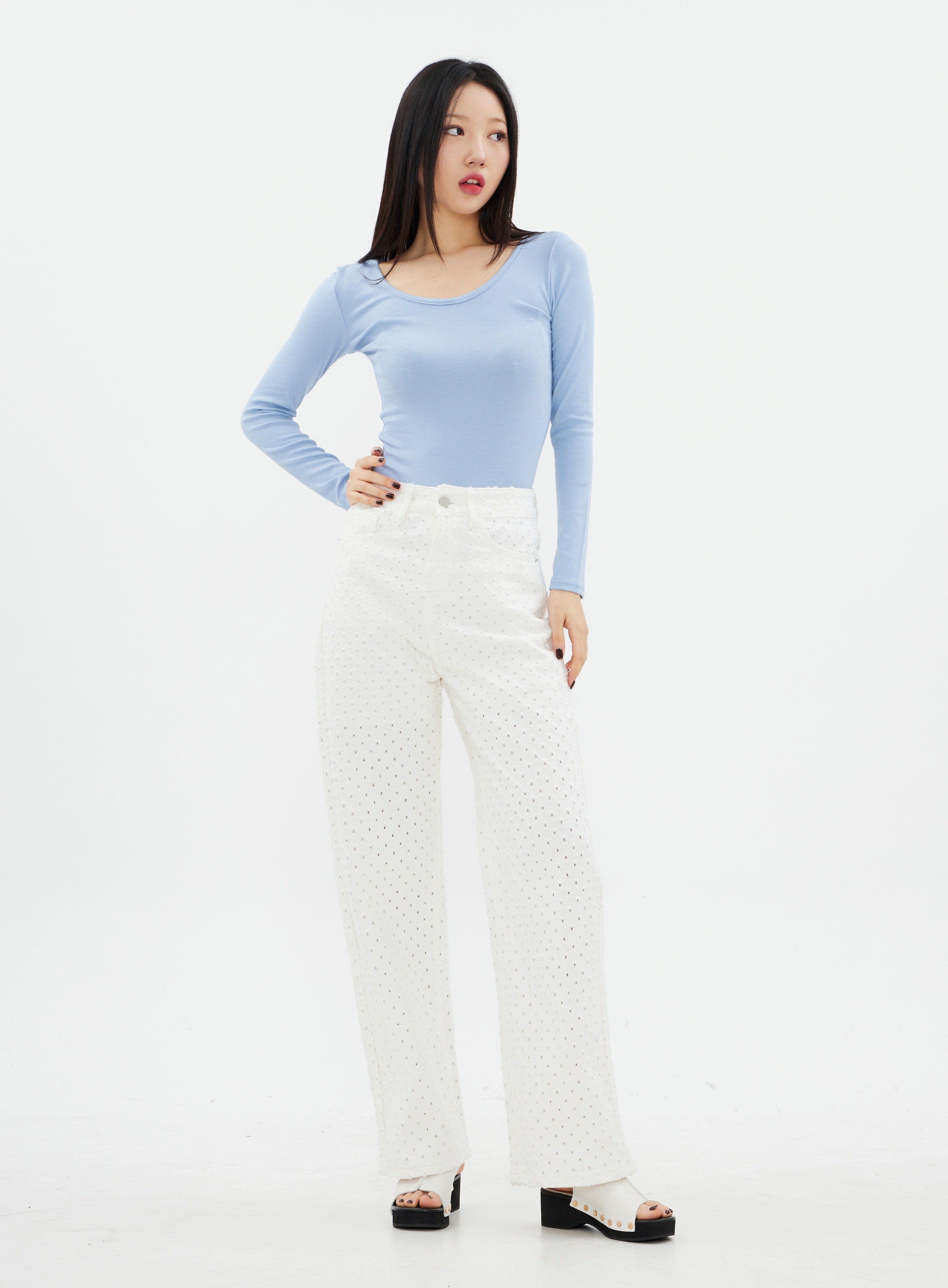 Lewkin Basic Crew Neck T Shirt K2302