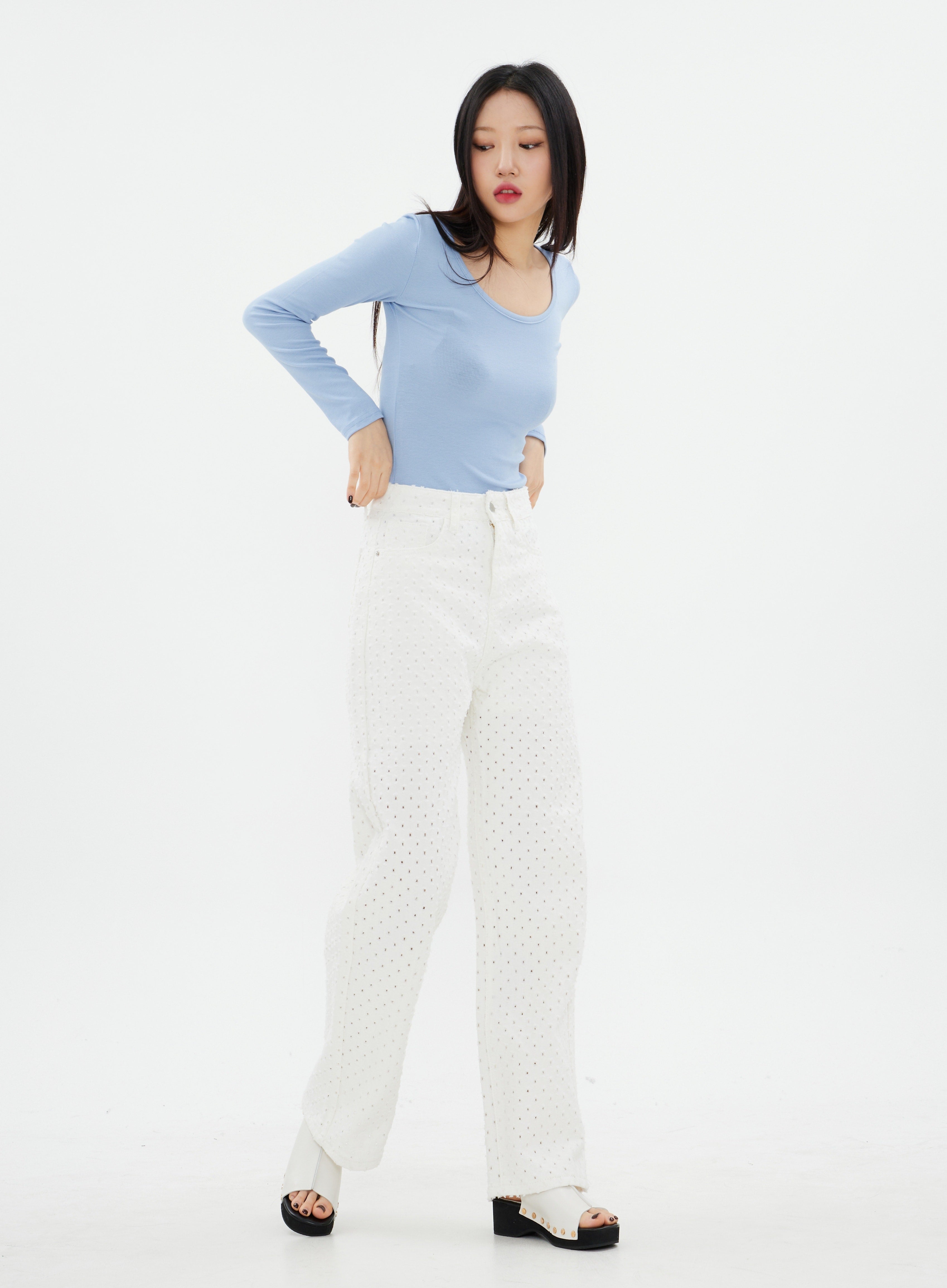 Lewkin Basic Crew Neck T Shirt K2302