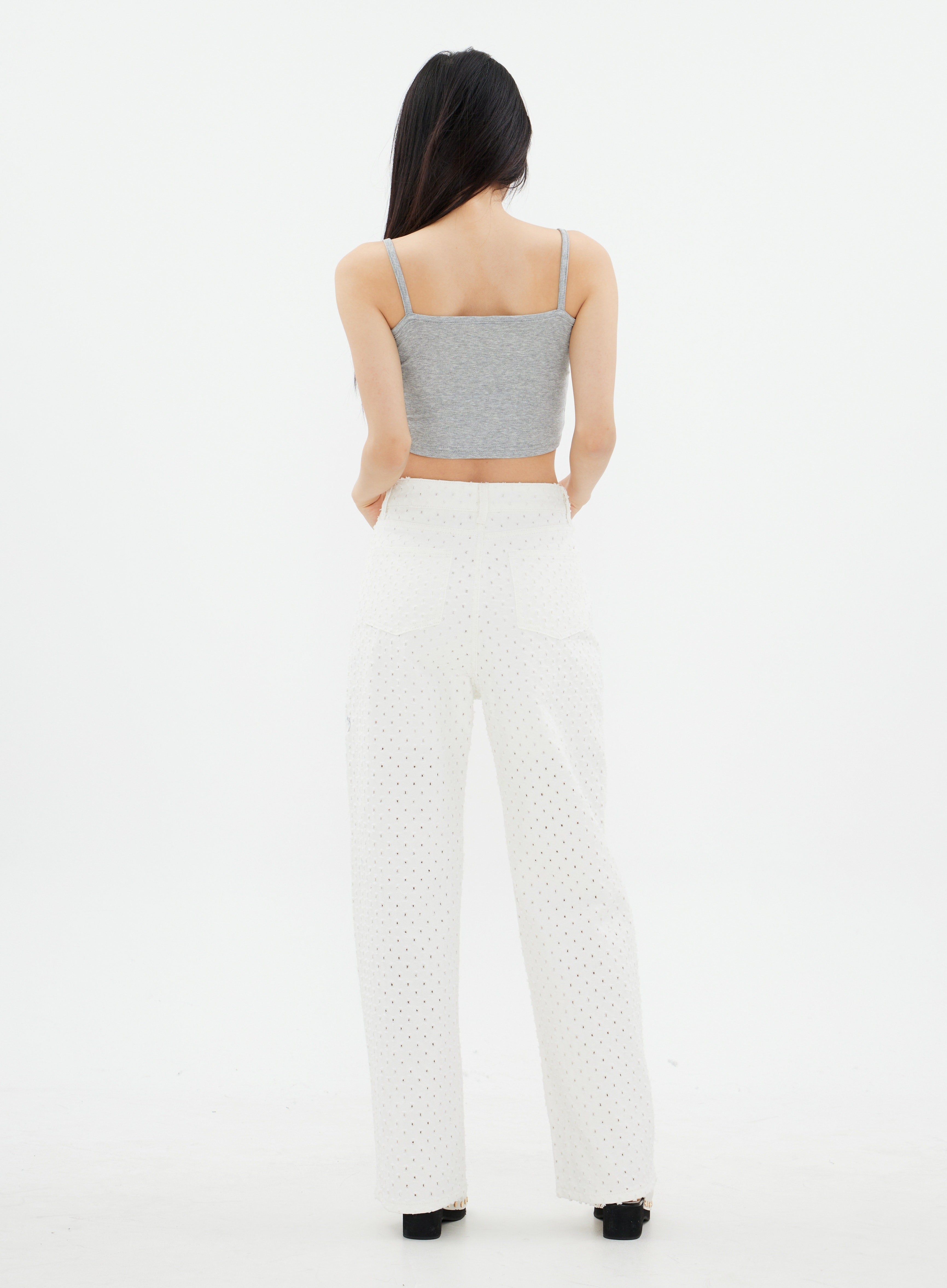 Lewkin Basic Square Neck Sleeveless Top K2302