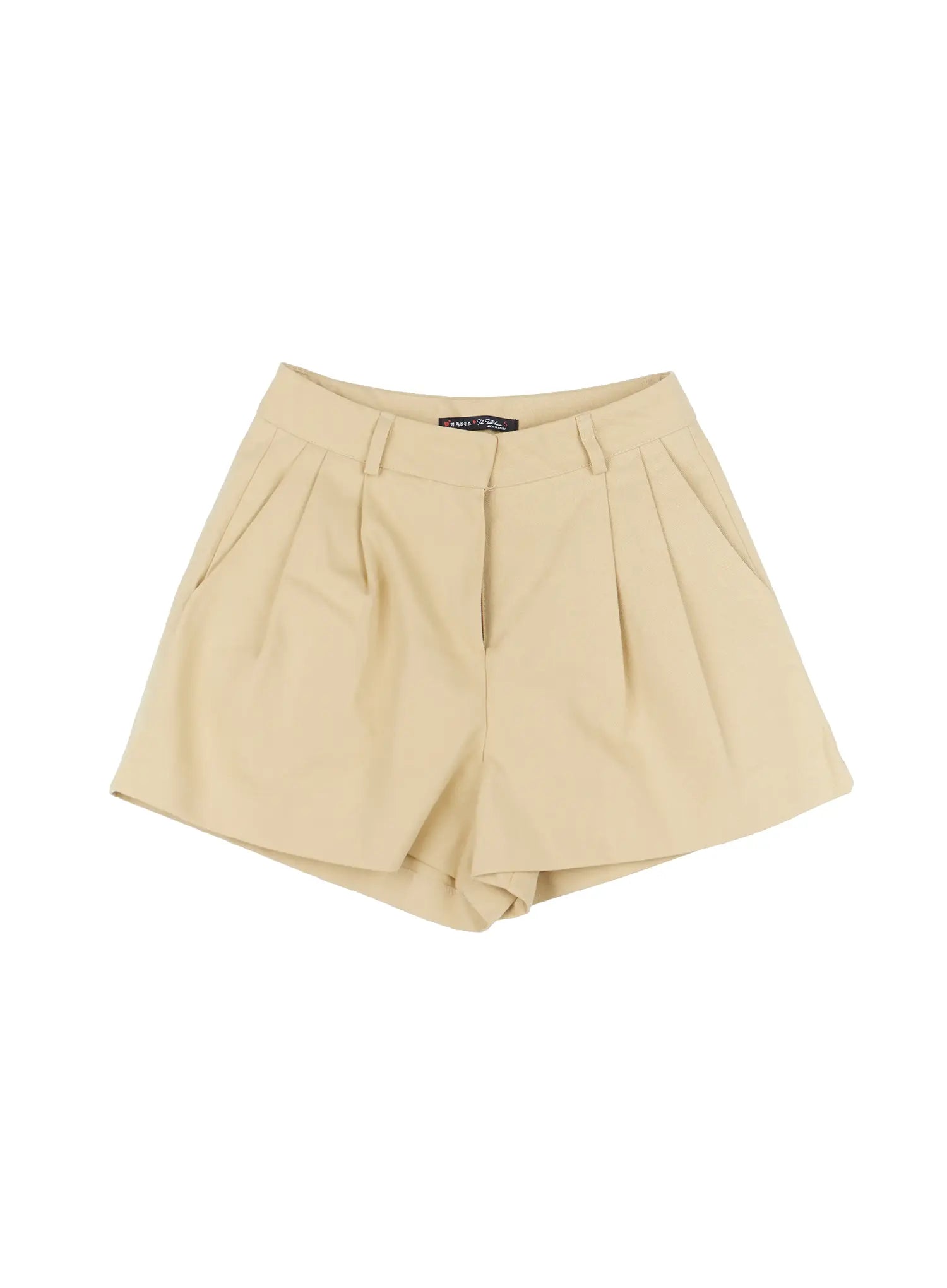 Pleated Pintuck Shorts IL528