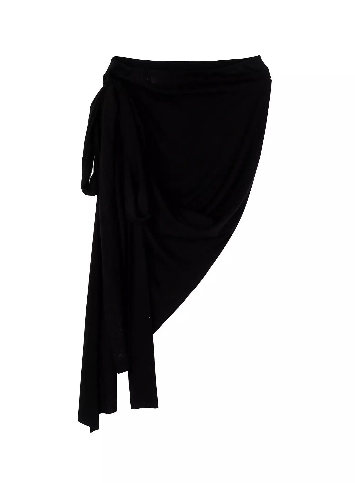 Asymmetrical Slit Midi Skirt CO516