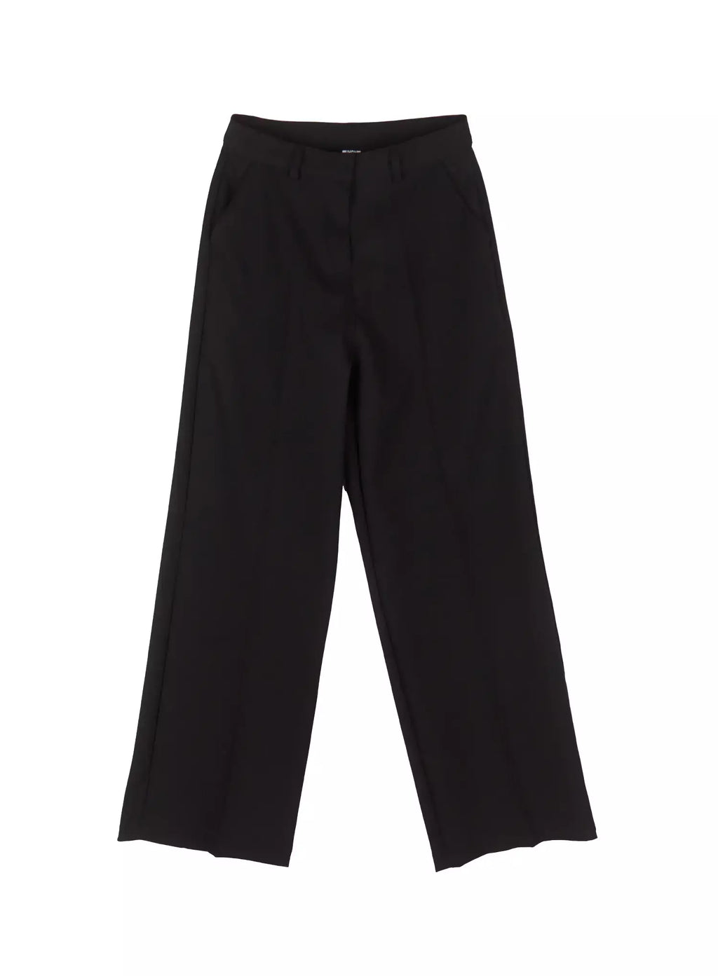 Classic Wide-Fit Slacks (Black) IU512